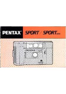 Pentax Sport manual. Camera Instructions.